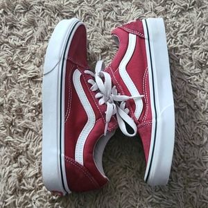 ❤ Burgundy Vans Ward Lo 👟